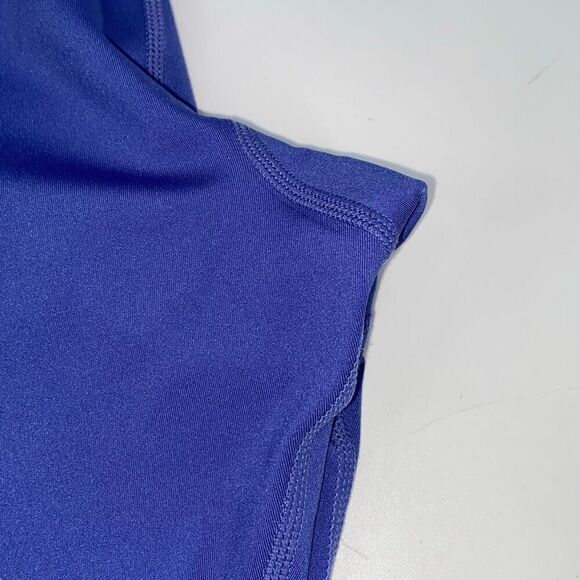 Underalls  mLined Crotch High-Rise Stretch Leggings Tights Athletic Yoga Blue XS - Picture 6 of 11